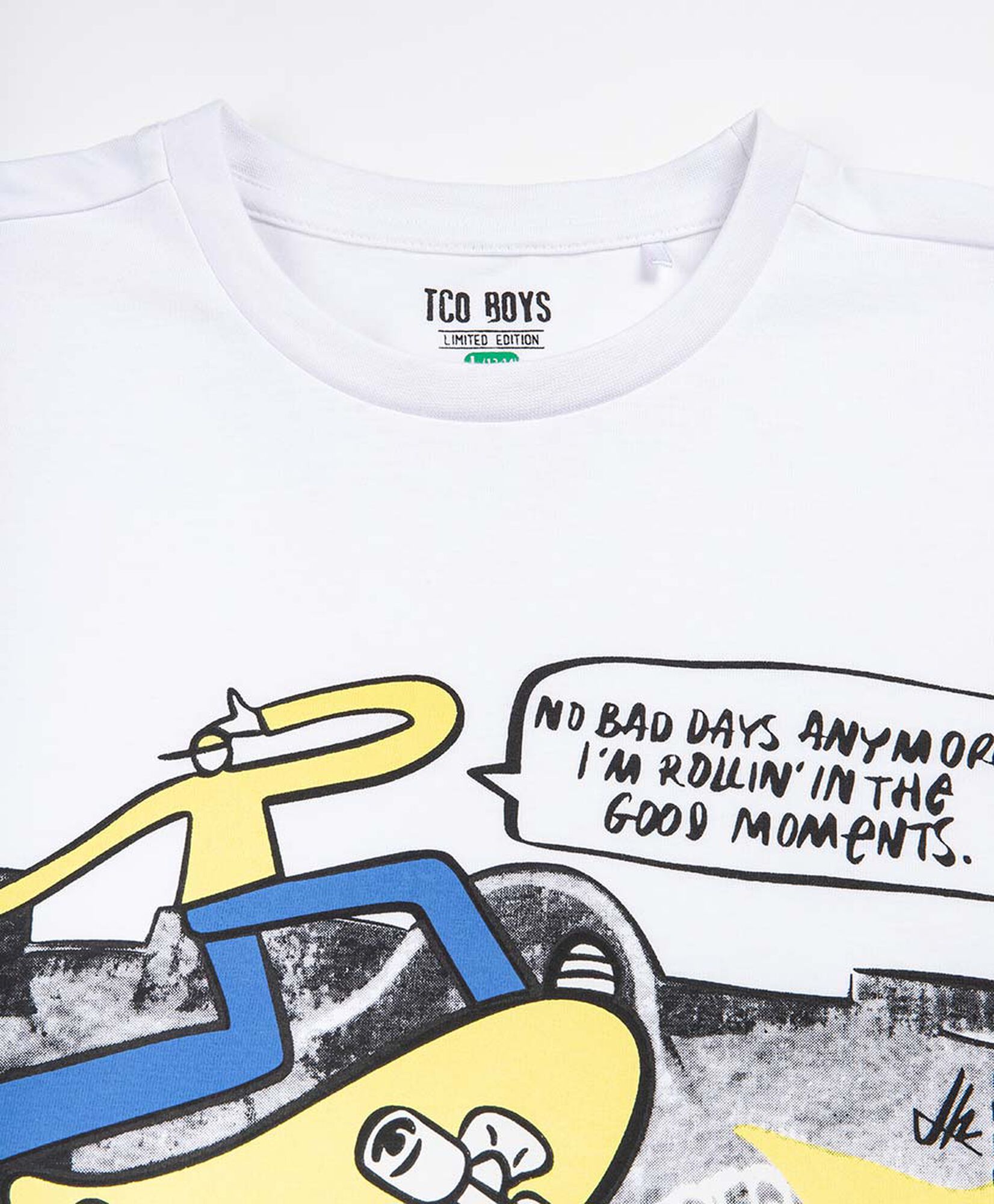 Polera niño blanca skate Polera niño blanca skate