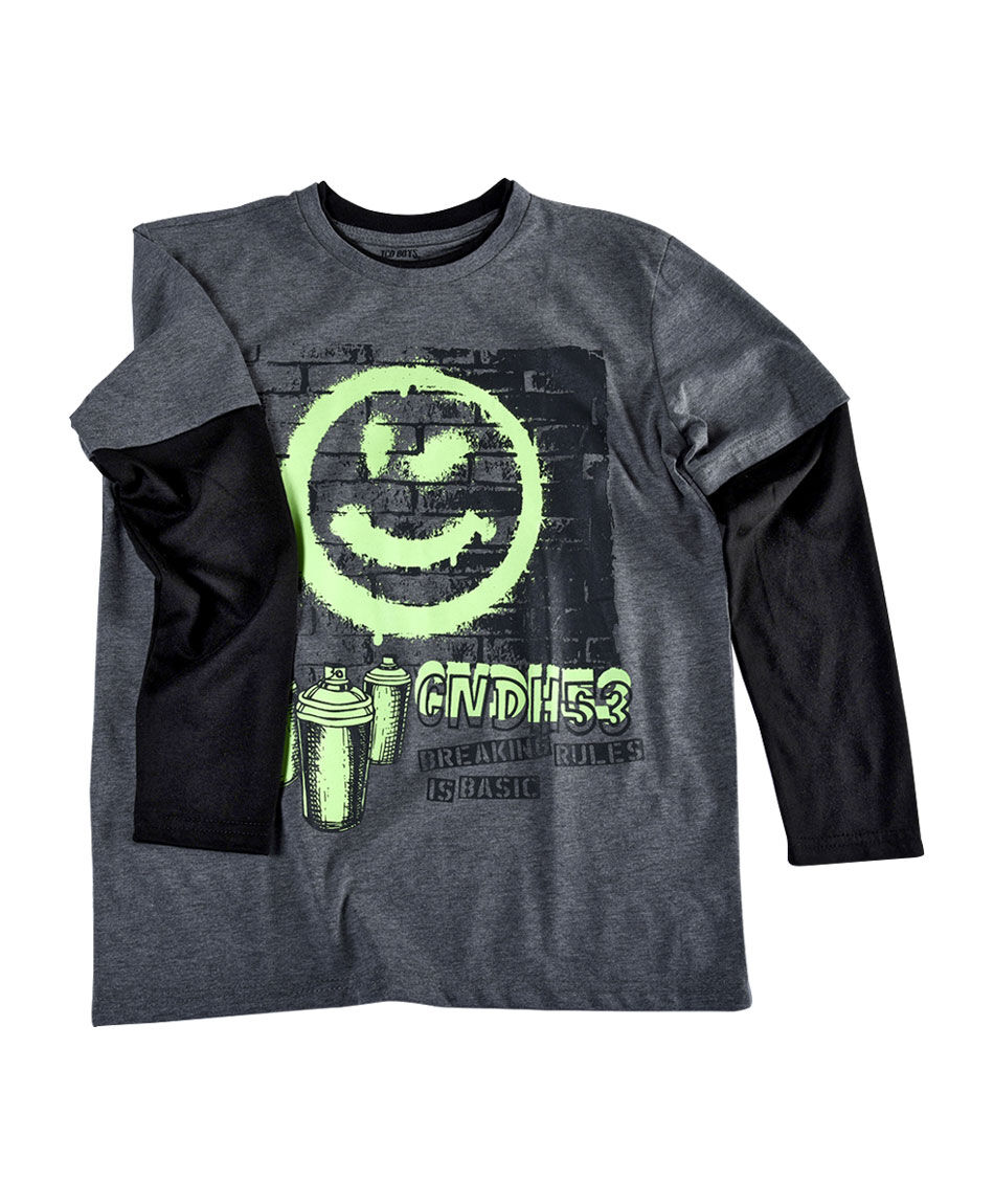 Polera estampada ni&Ntilde;o