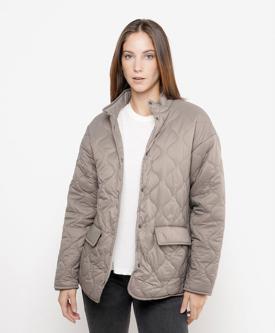 Parka mujer acolchada forrada