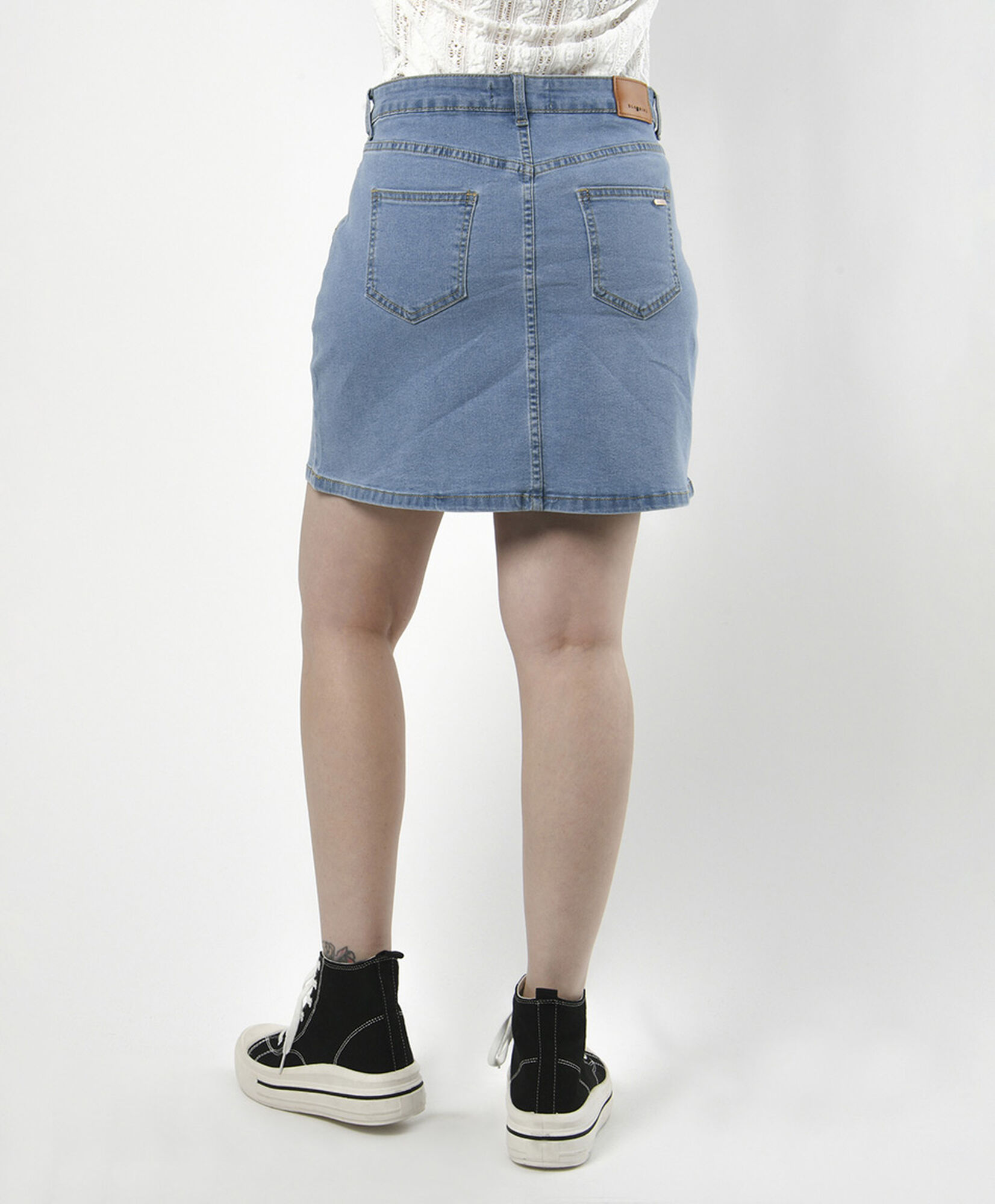 Falda mujer denim brillos Falda mujer denim brillos
