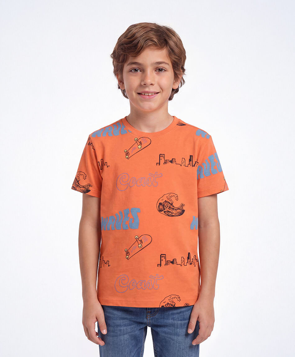 Polera ni&ntilde;o skate city