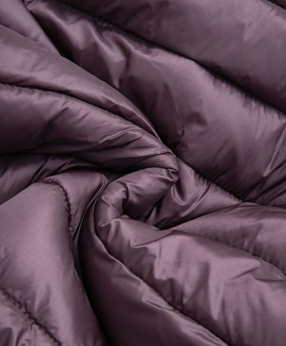 Parka ni&ntilde;a  con capucha purple
