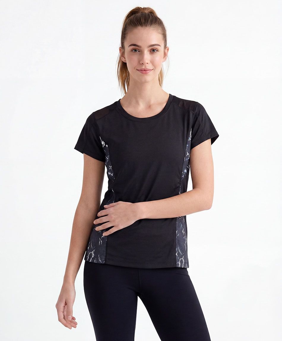 Polera deportiva mujer print dise&ntilde;o