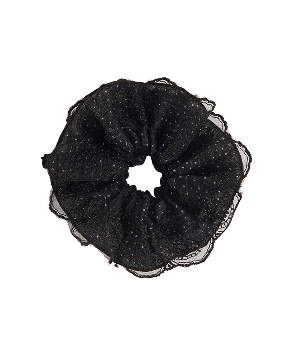 Scrunchie mujer grande encaje