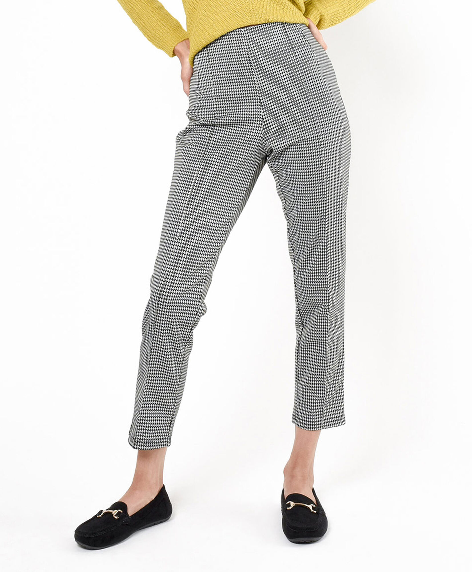 Leggins mujer pied de poule costuras Leggins mujer pied de poule costuras
