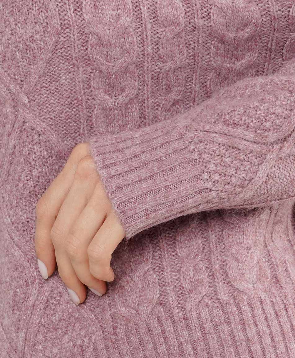 Sweater mujer trenzas