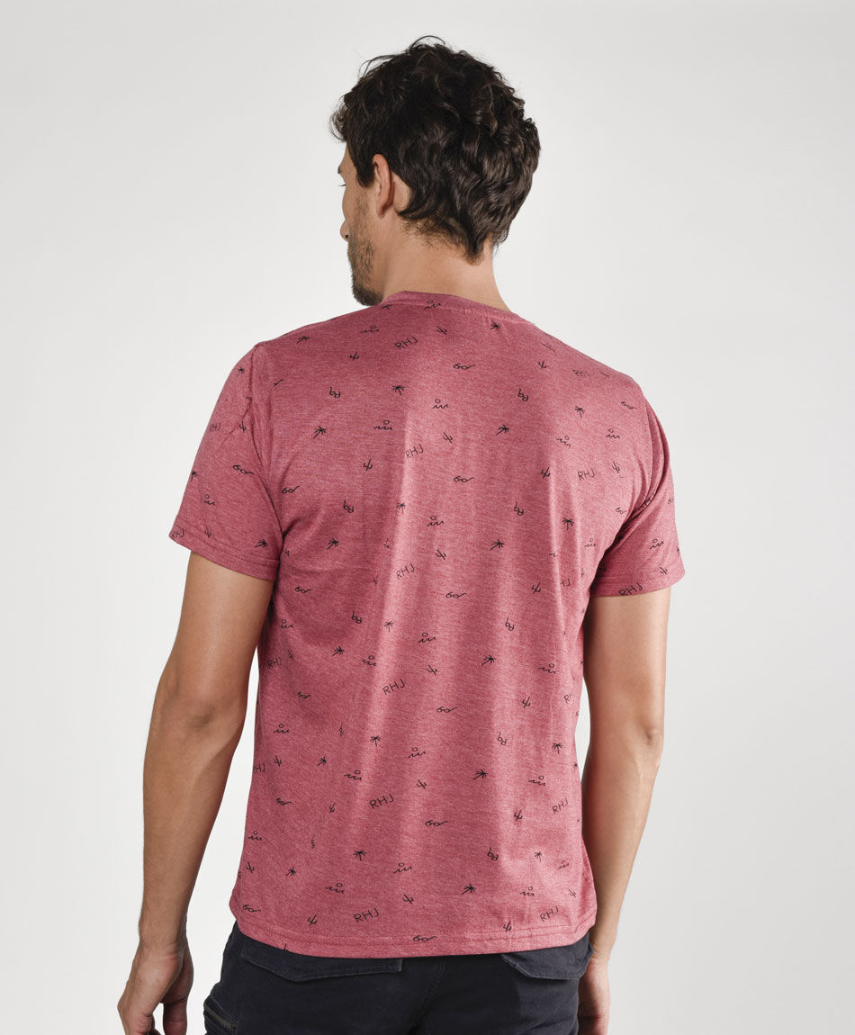 Polera manga corta cuello redondo
