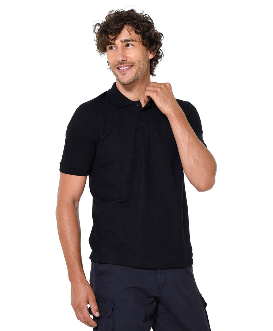 Polera polo wafle