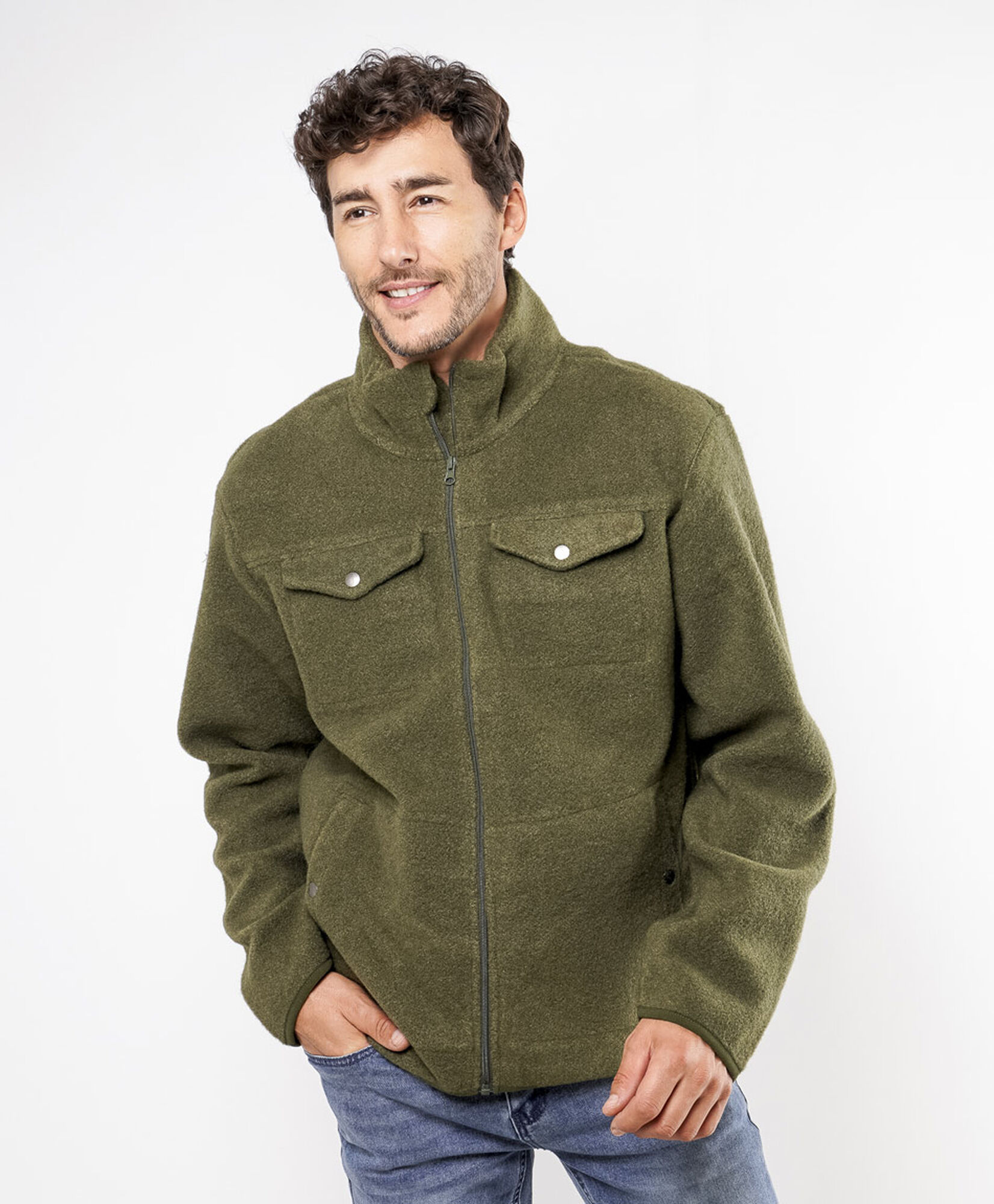 Chaqueta hombre chiporro bolsillos Chaqueta hombre chiporro bolsillos