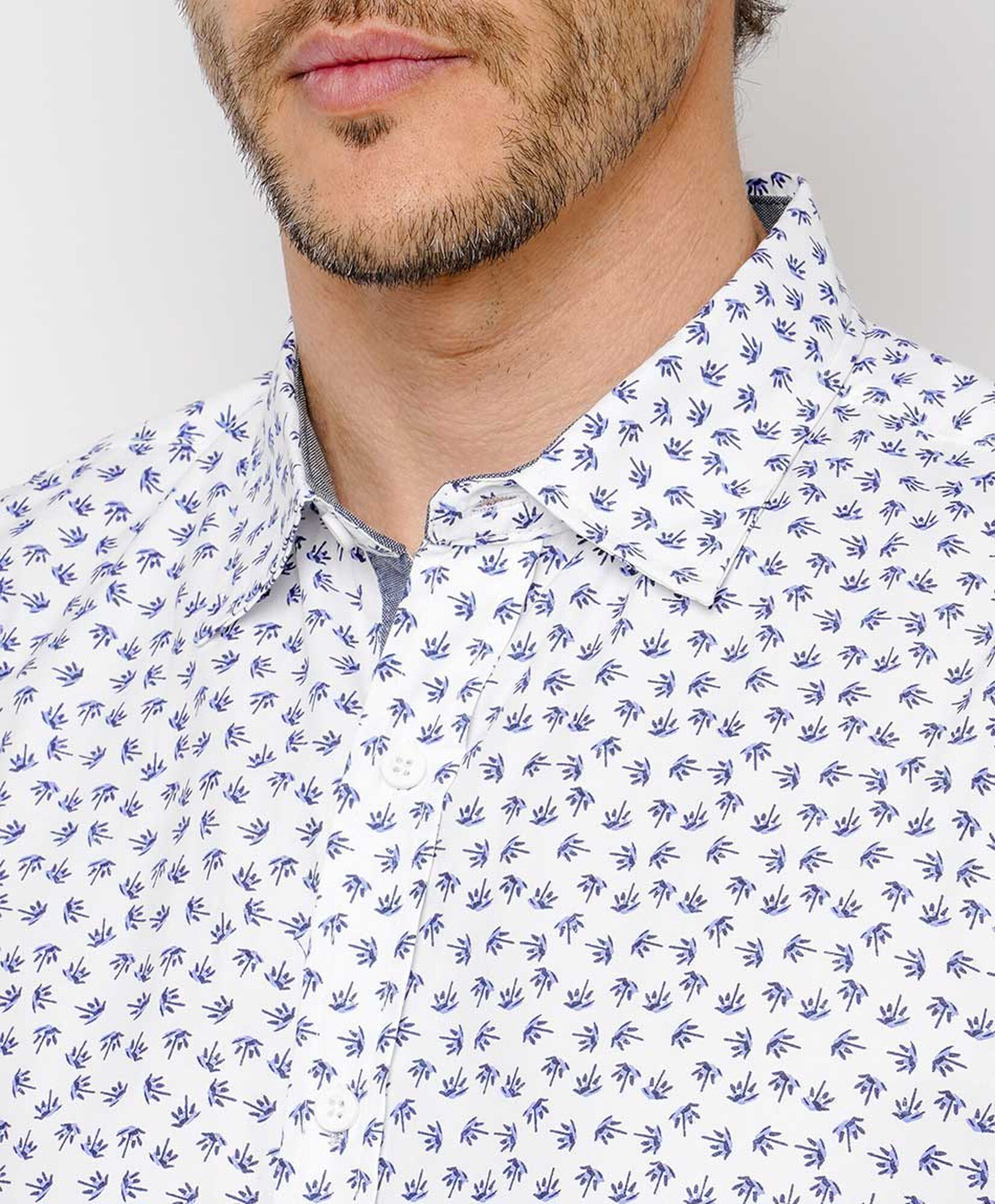 Camisa hombre estampado palmeras Camisa hombre estampado palmeras
