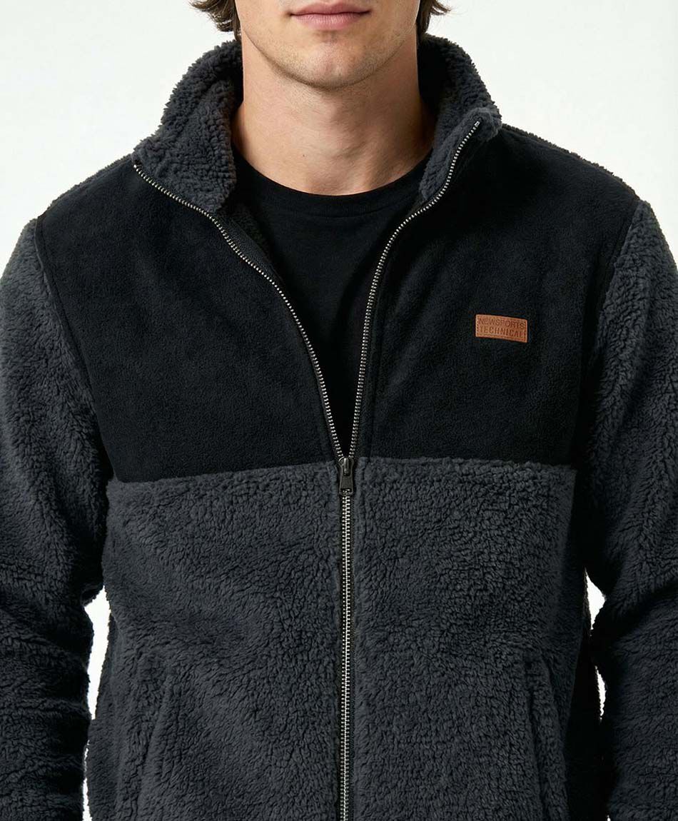 Chaqueta hombre mix sherpa