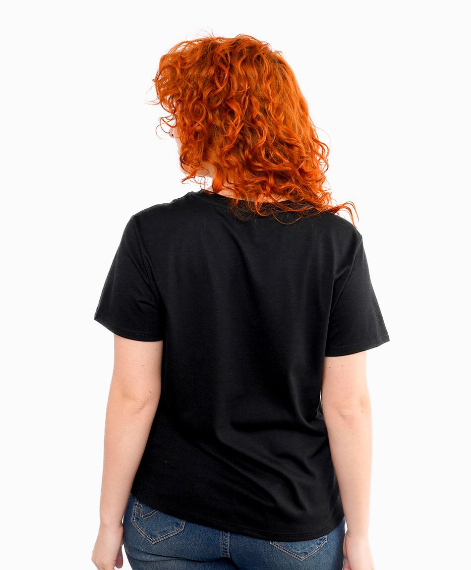 Polera mujer estampado butterfly