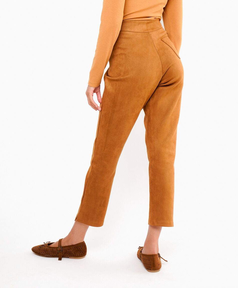 Pantal&oacute;n mujer suede