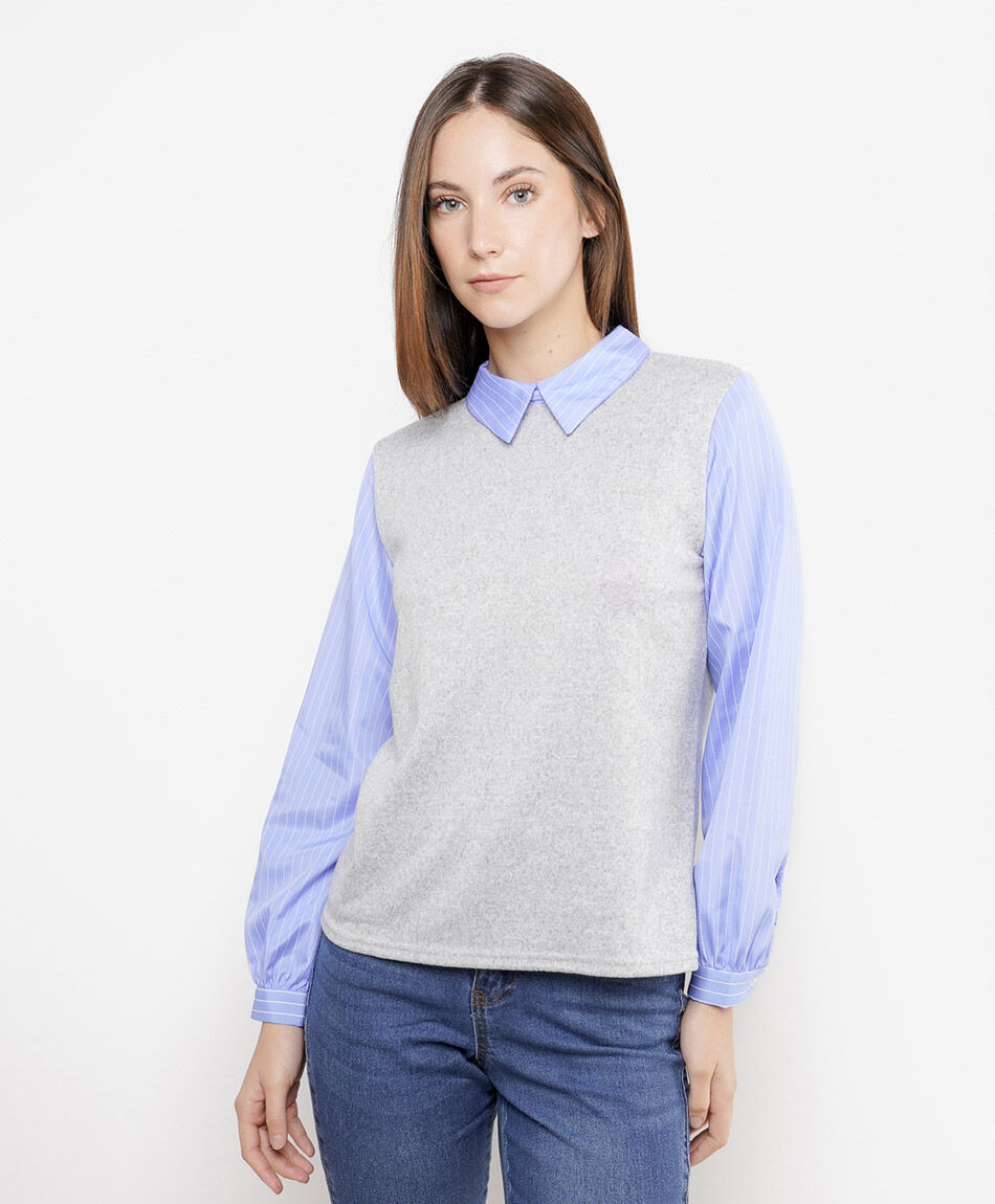 Blusa mujer mix sweater