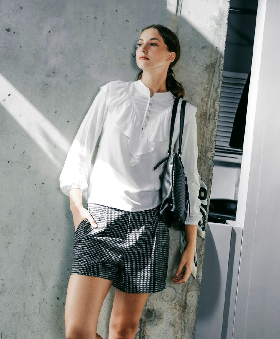 Blusa mujer ligera vuelitos white