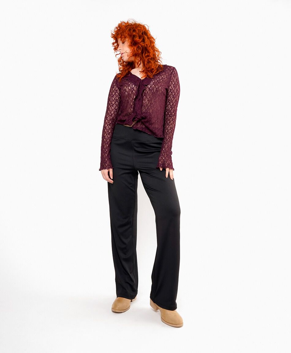 Pantal&oacute;n mujer pretina ancha