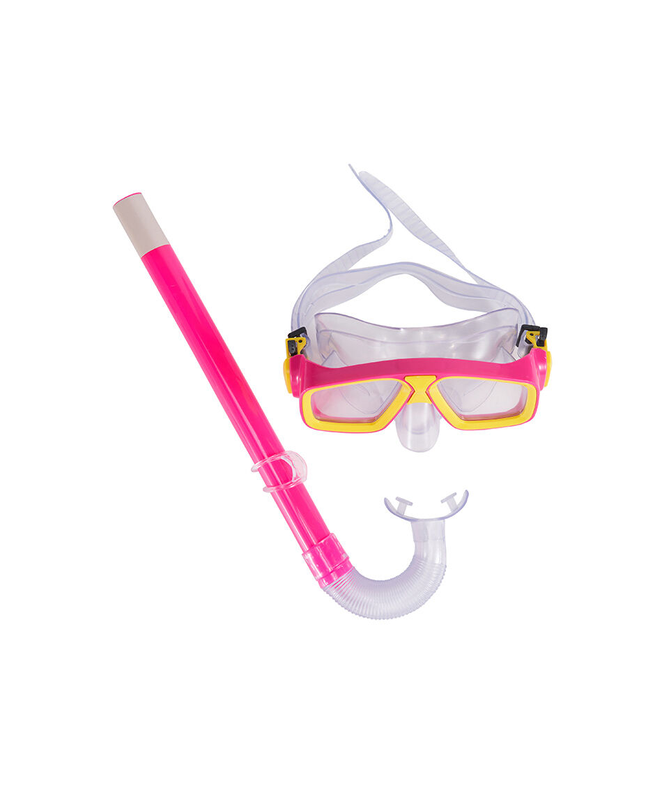 Snorkel ni&ntilde;a fucsia
