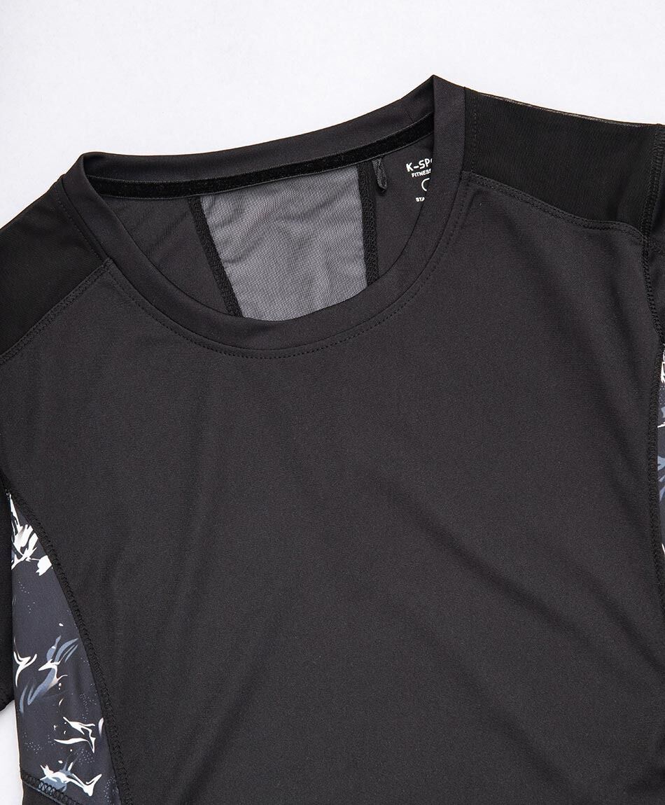 Polera deportiva mujer print dise&ntilde;o