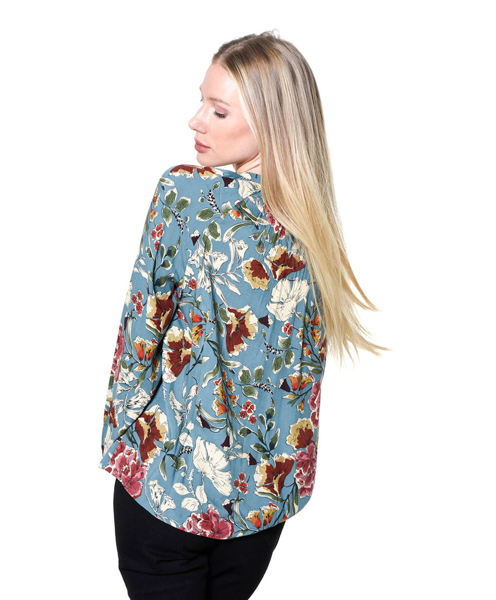 Blusa cuello mao print Blusa cuello mao print