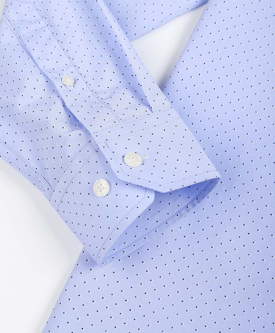 Camisa hombre dise&ntilde;o formal celeste