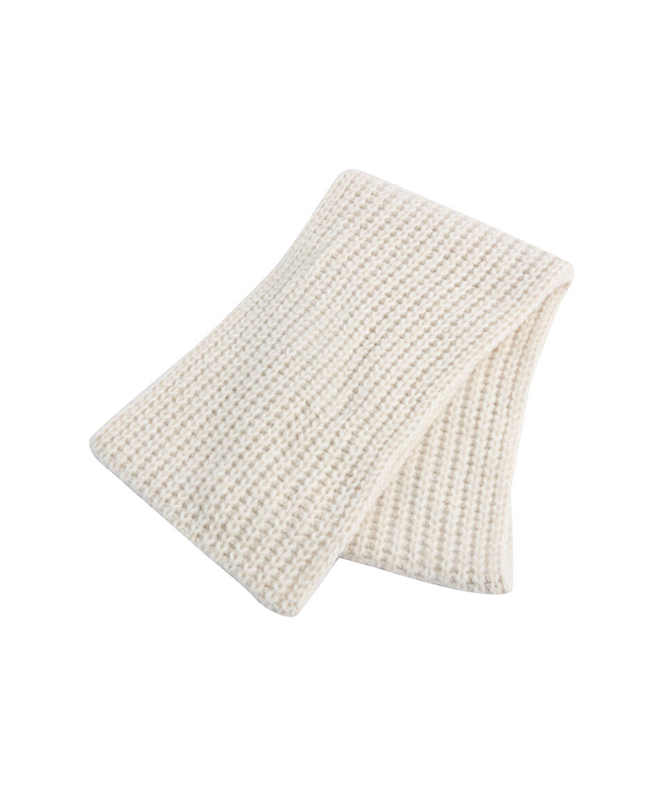 Cuello mujer tejido cl&aacute;sico white