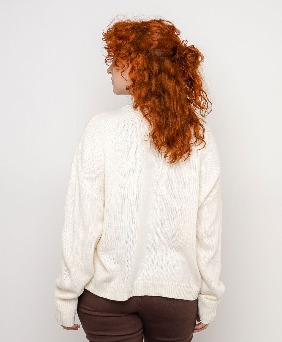 Sweater mujer jacquard conejo