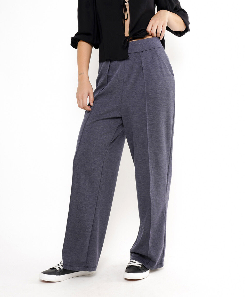 Pantal&oacute;n mujer buzo recto