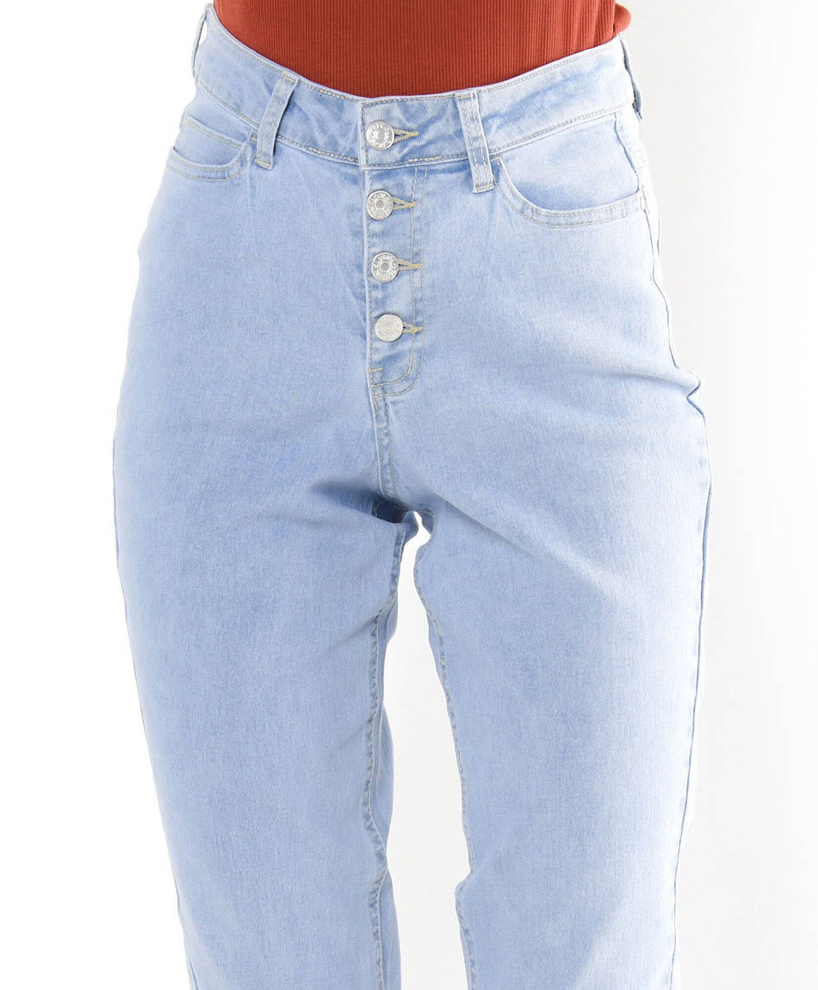 Jeans mujer botones skinny fit Jeans mujer botones skinny fit