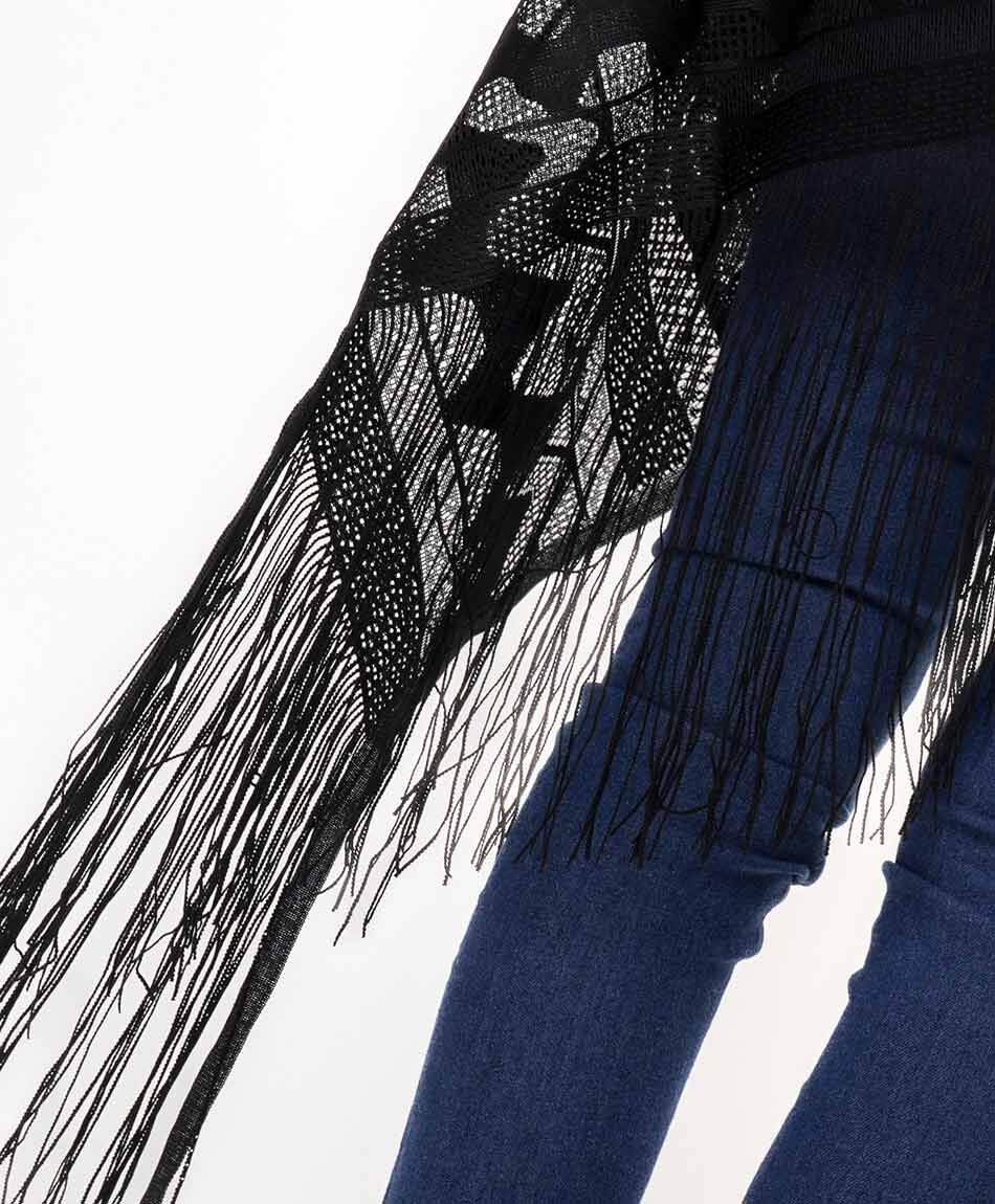 Pareo mujer dise&ntilde;o flecos