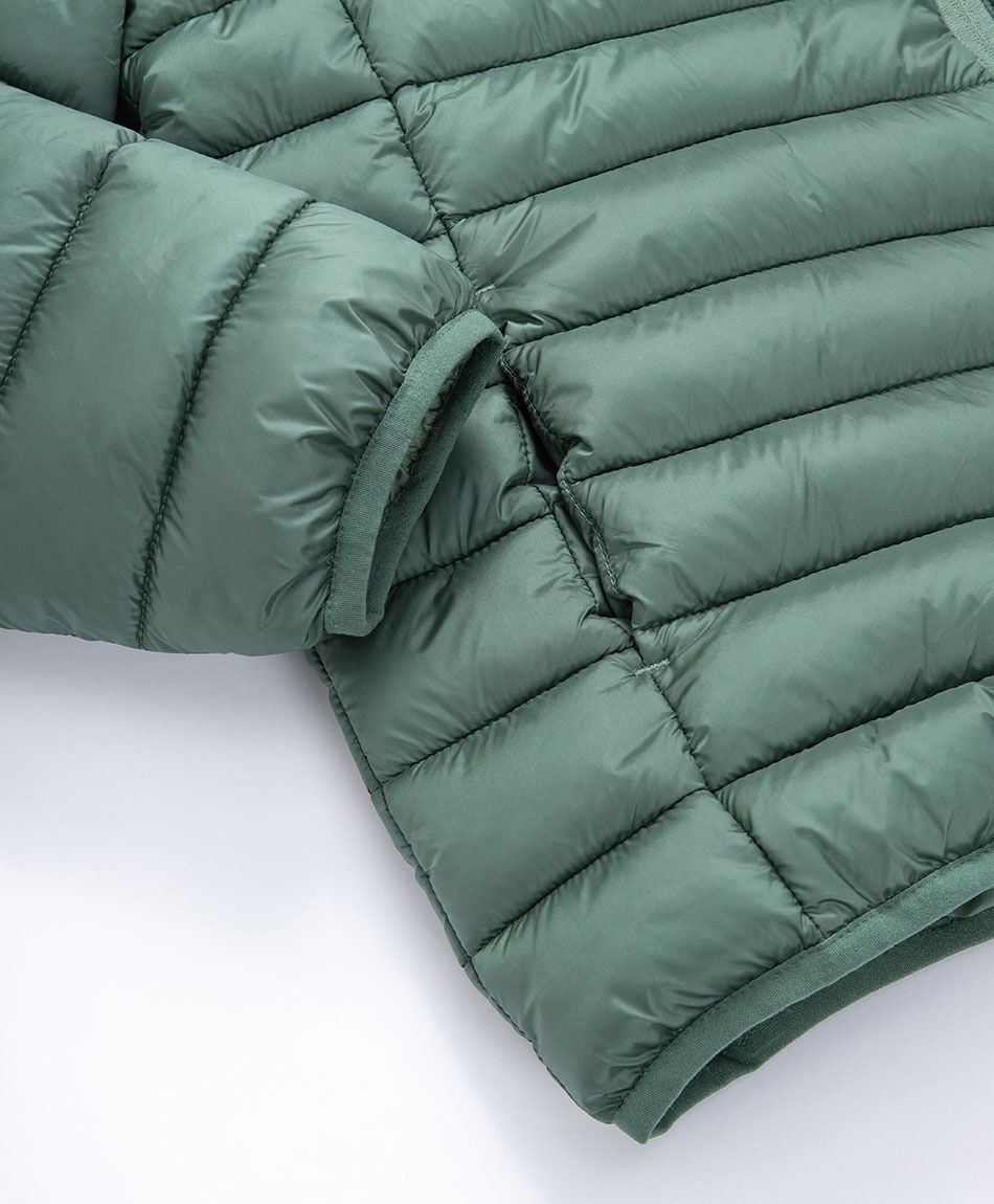 Parka ni&ntilde;o basica verde