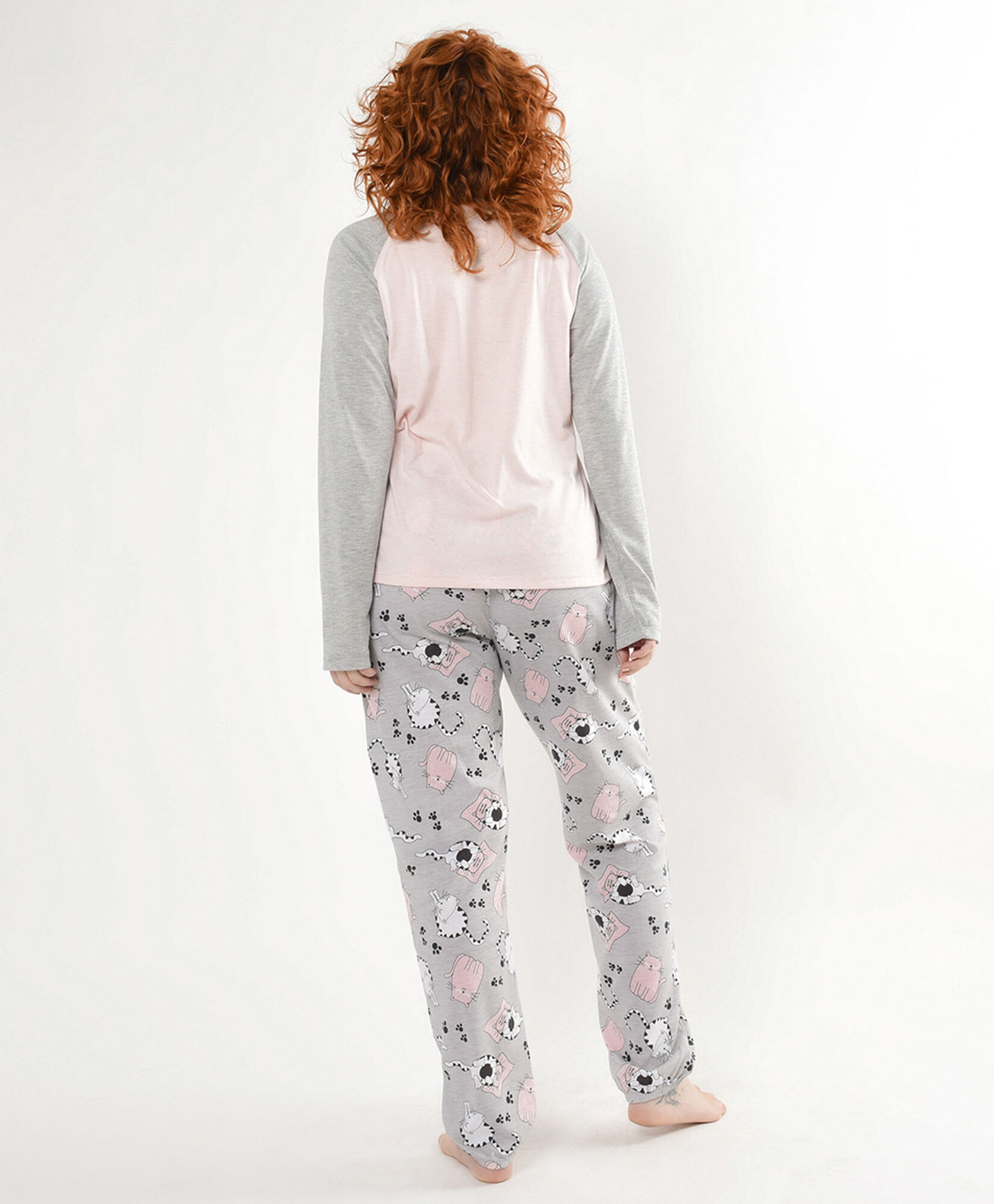 Pijama mujer gato durmiendo Pijama mujer gato durmiendo