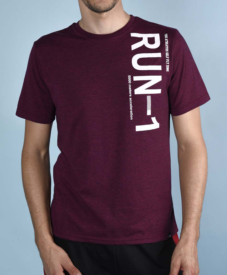 Polera deportiva manga corta cuello redondo