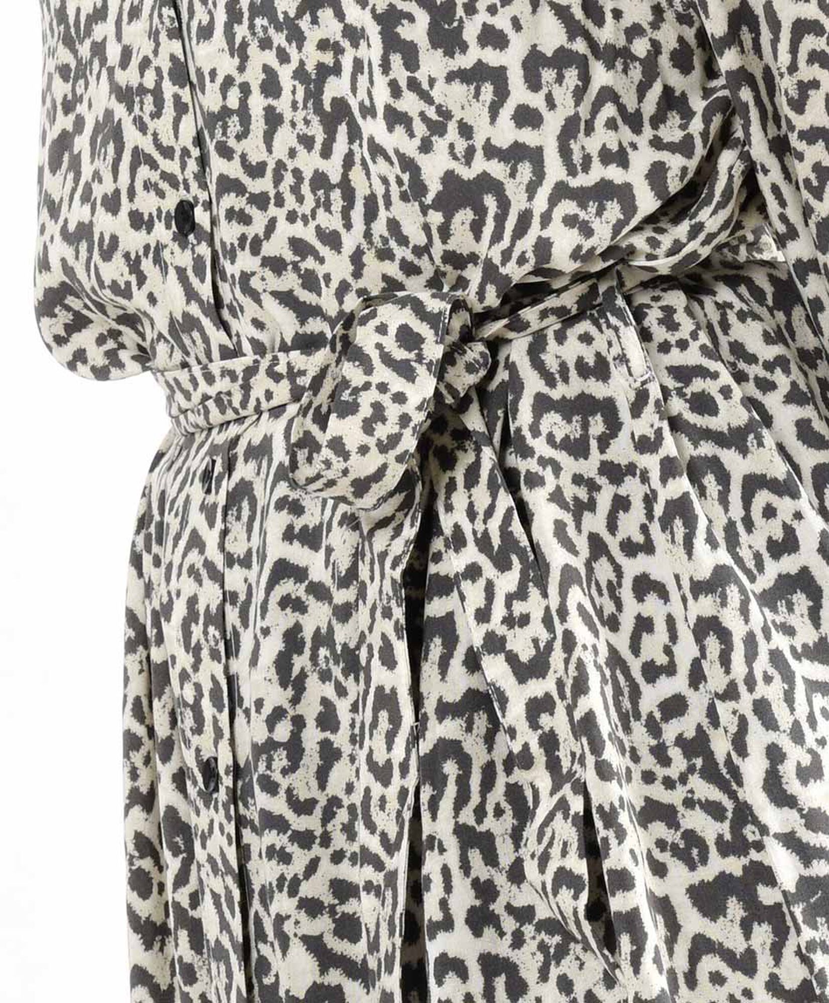 Blusón mujer animal print leopardo lazo Blusón mujer animal print leopardo lazo