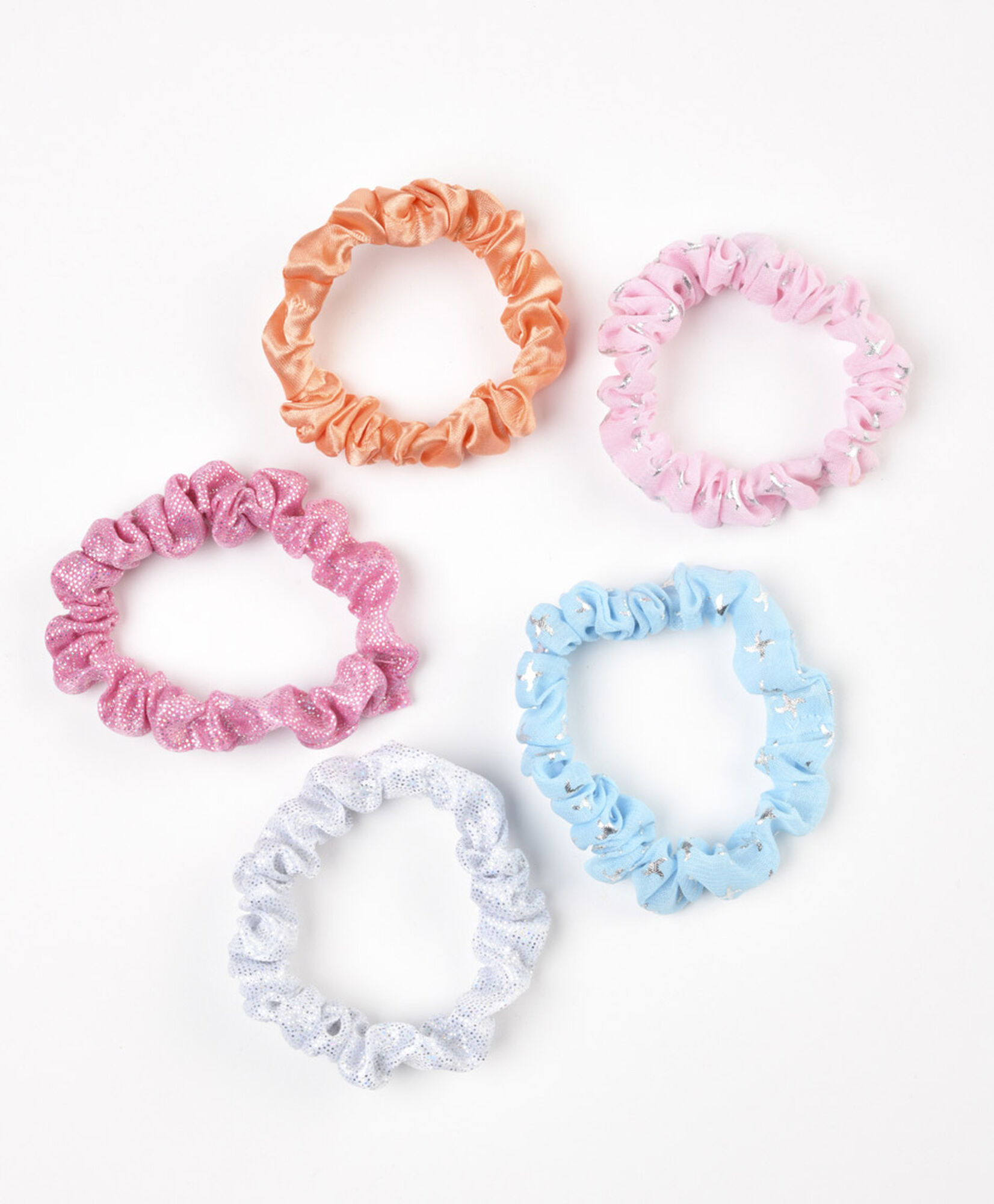 Set scrunchies infantil colores Set scrunchies infantil colores