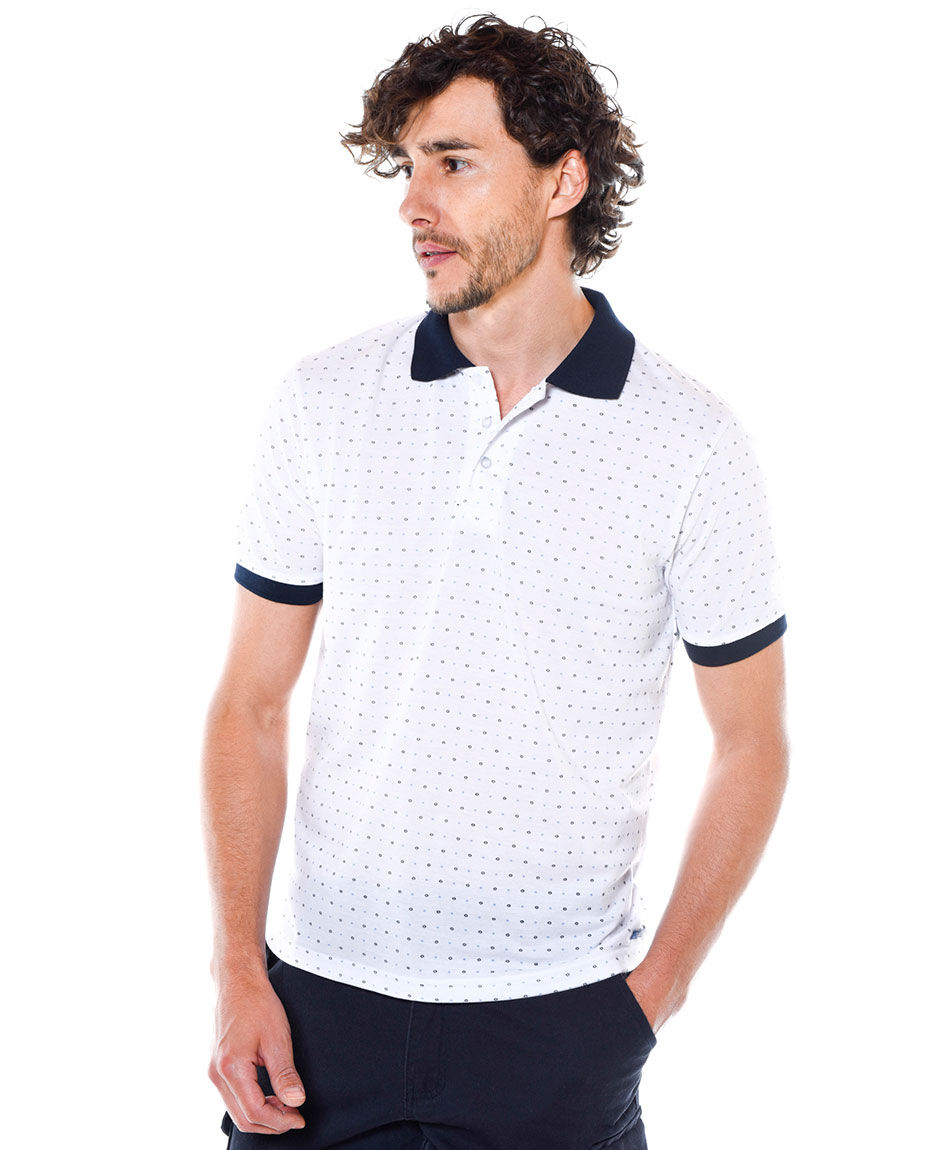 Polera cuello polo