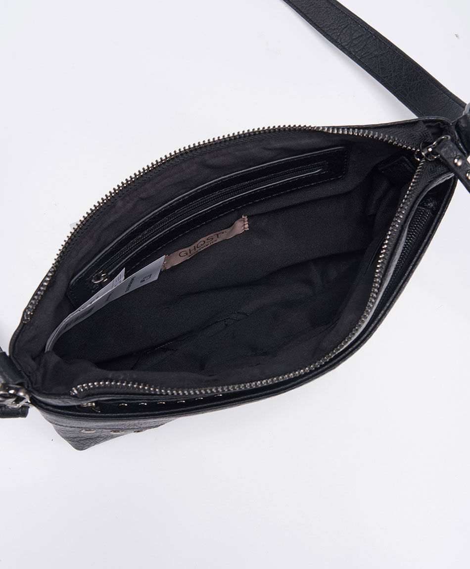 Mini cartera mujer textura tachas