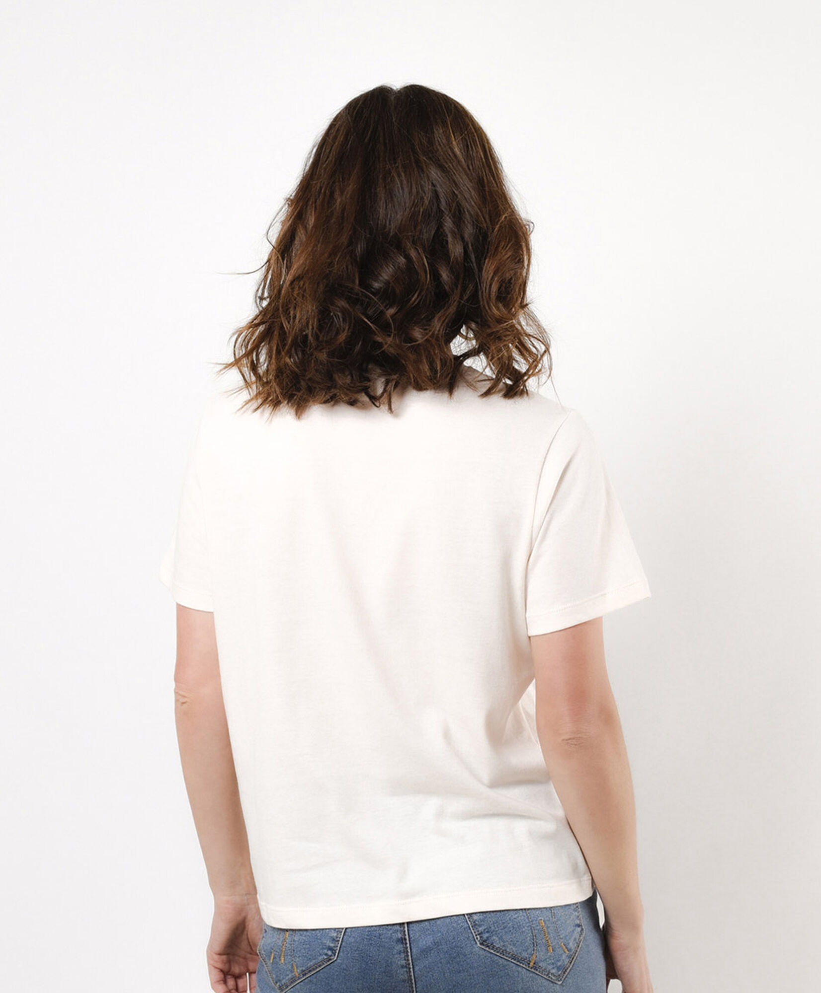 Polera mujer estampado frontal Polera mujer estampado frontal