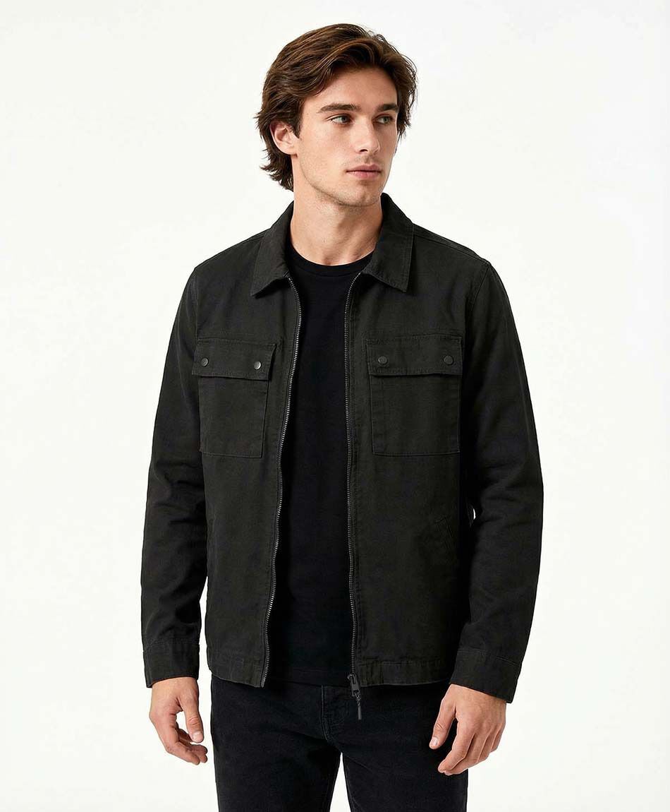 Chaqueta hombre  aviador black