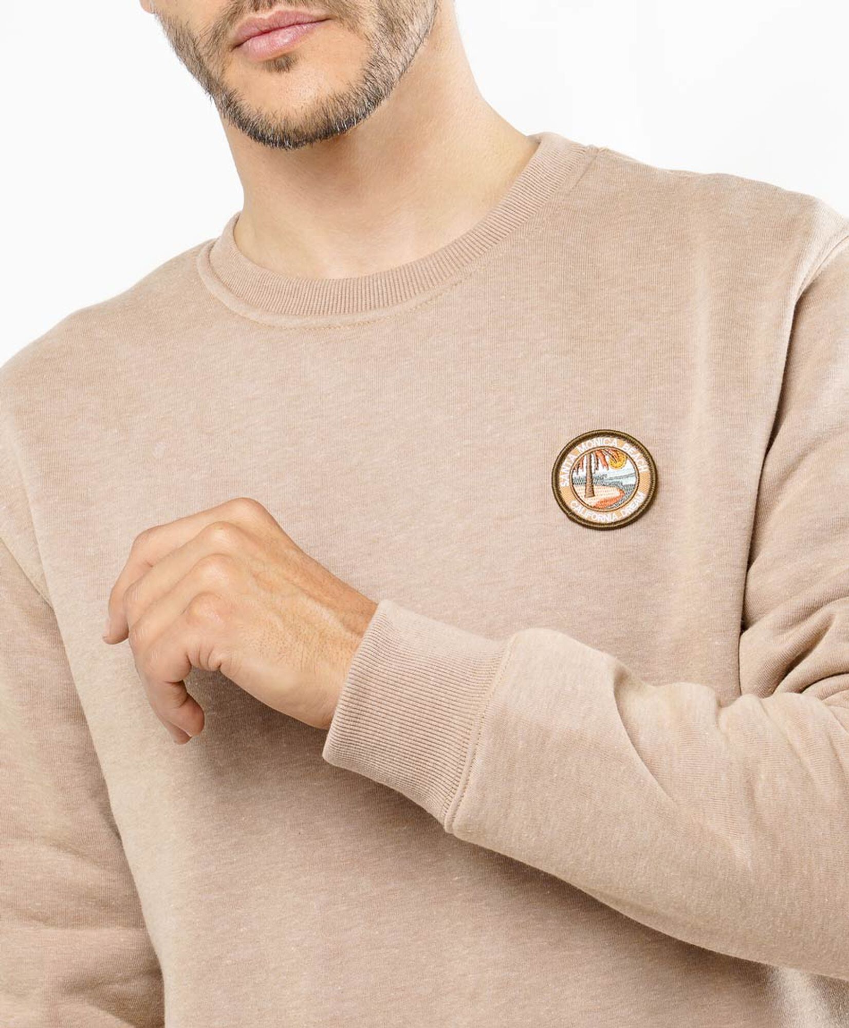 Polerón hombre liso mini bordado Polerón hombre liso mini bordado