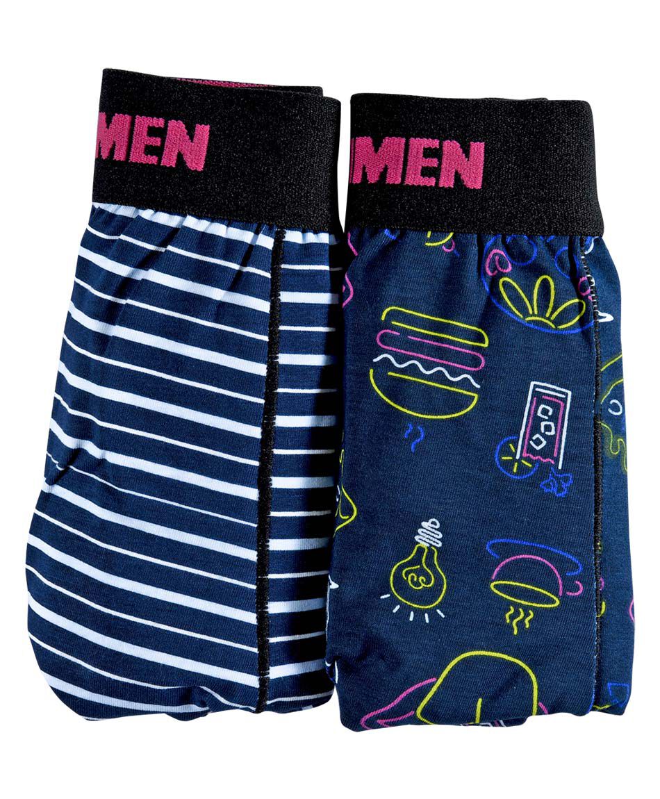 Pack 2 boxer estampado