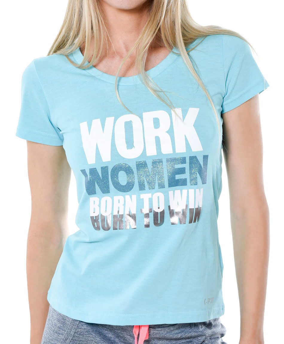 Polera deportiva print