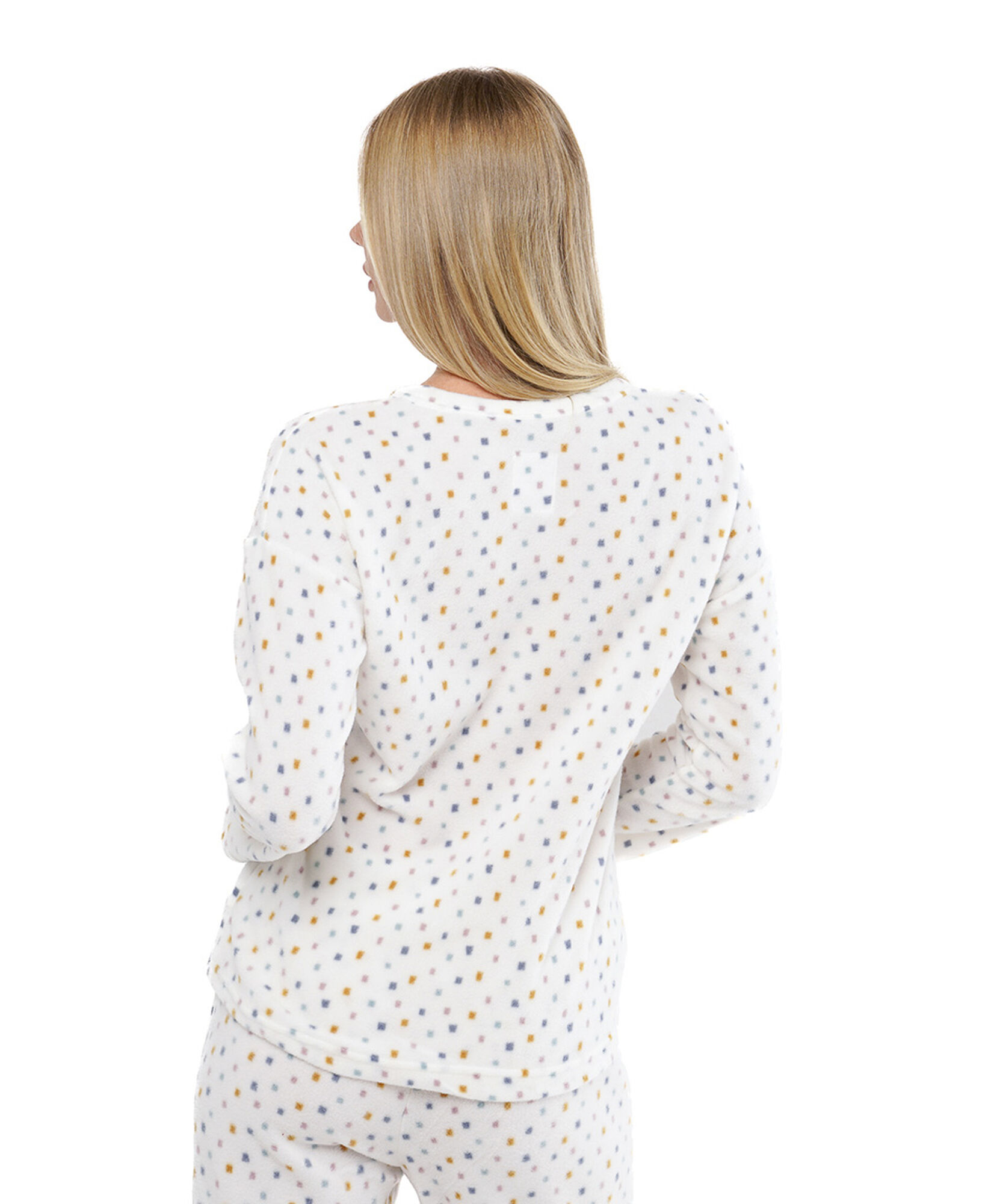 Pijama mujer micropolar puntos mix color Pijama mujer micropolar puntos mix color