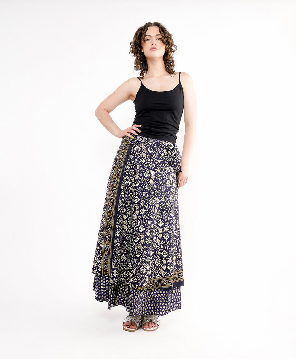 Falda mujer pareo maxi