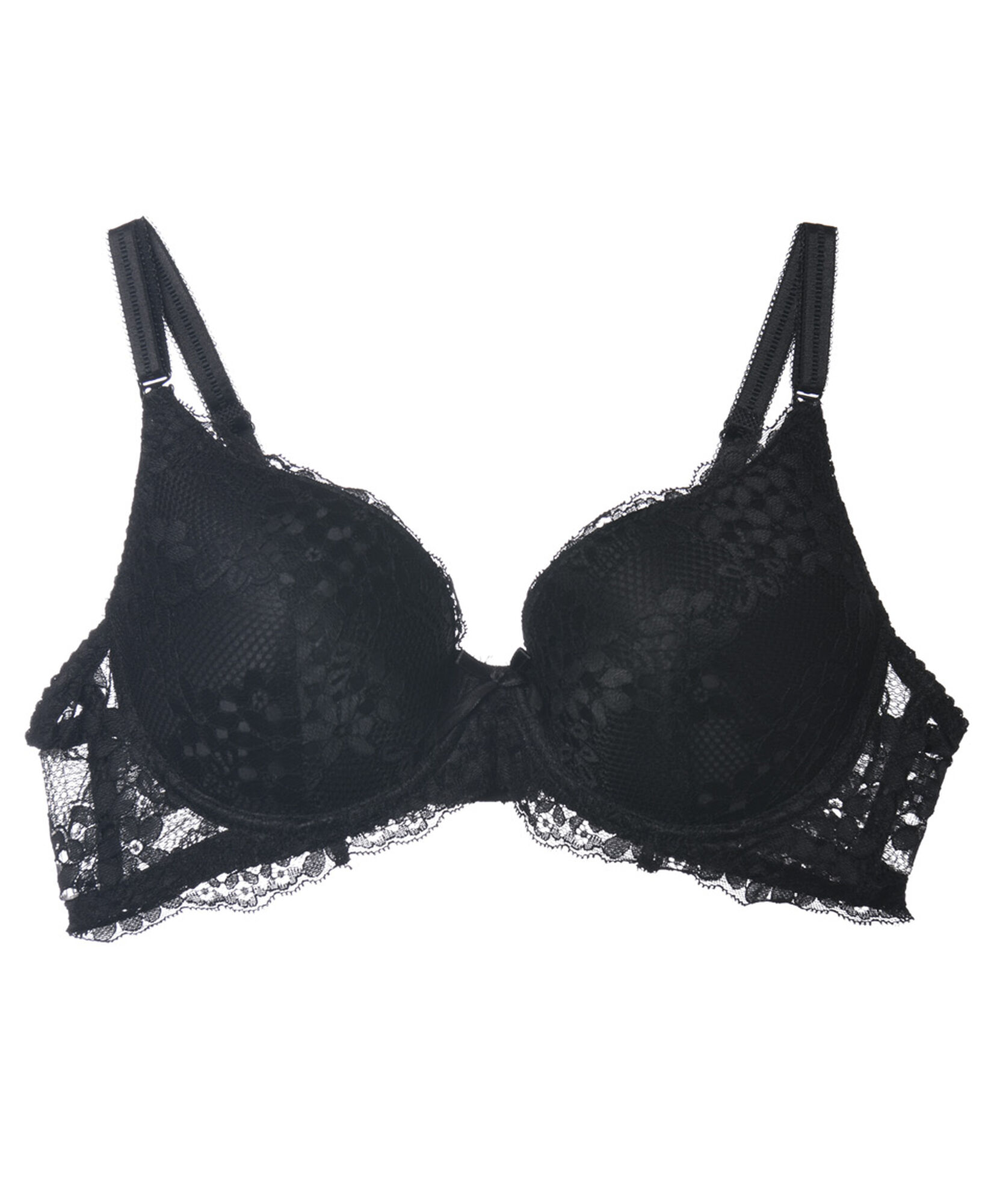 Sostén mujer encaje push up escote en v Sostén mujer encaje push up escote en v