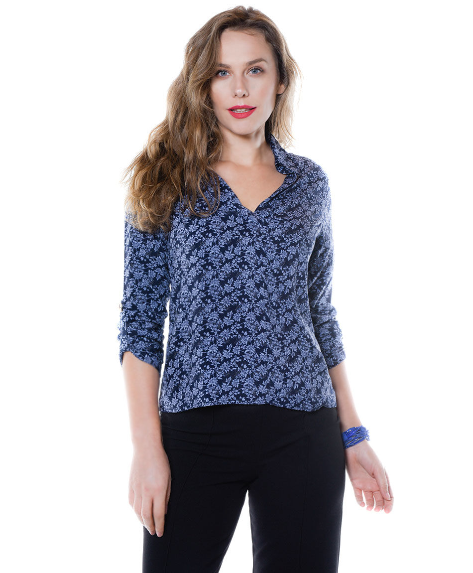 Blusa detalle mangas