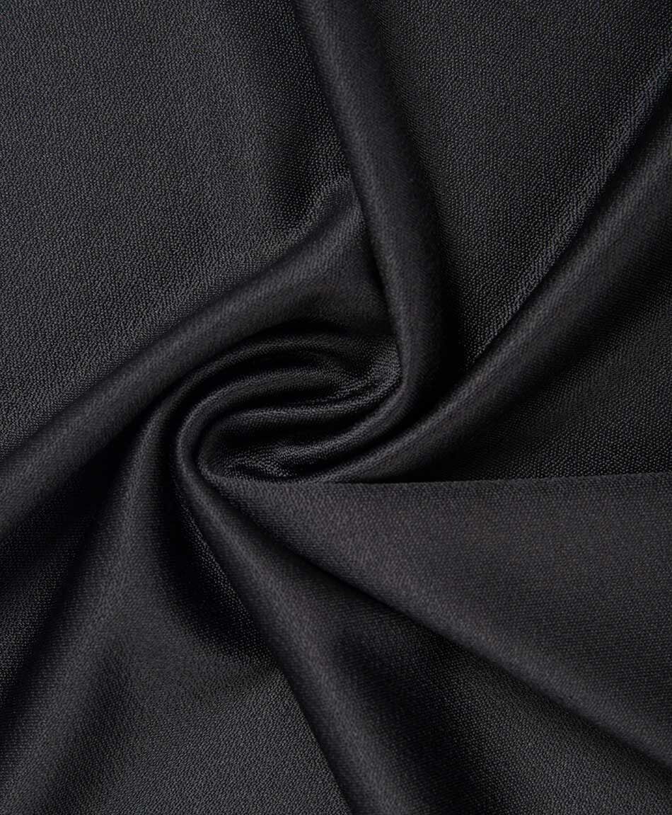 Polera mujer asim&eacute;trica lazo negra