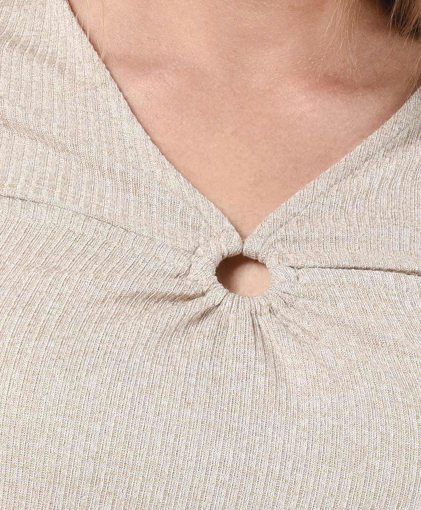 Polera mujer argolla y brillos Polera mujer argolla y brillos