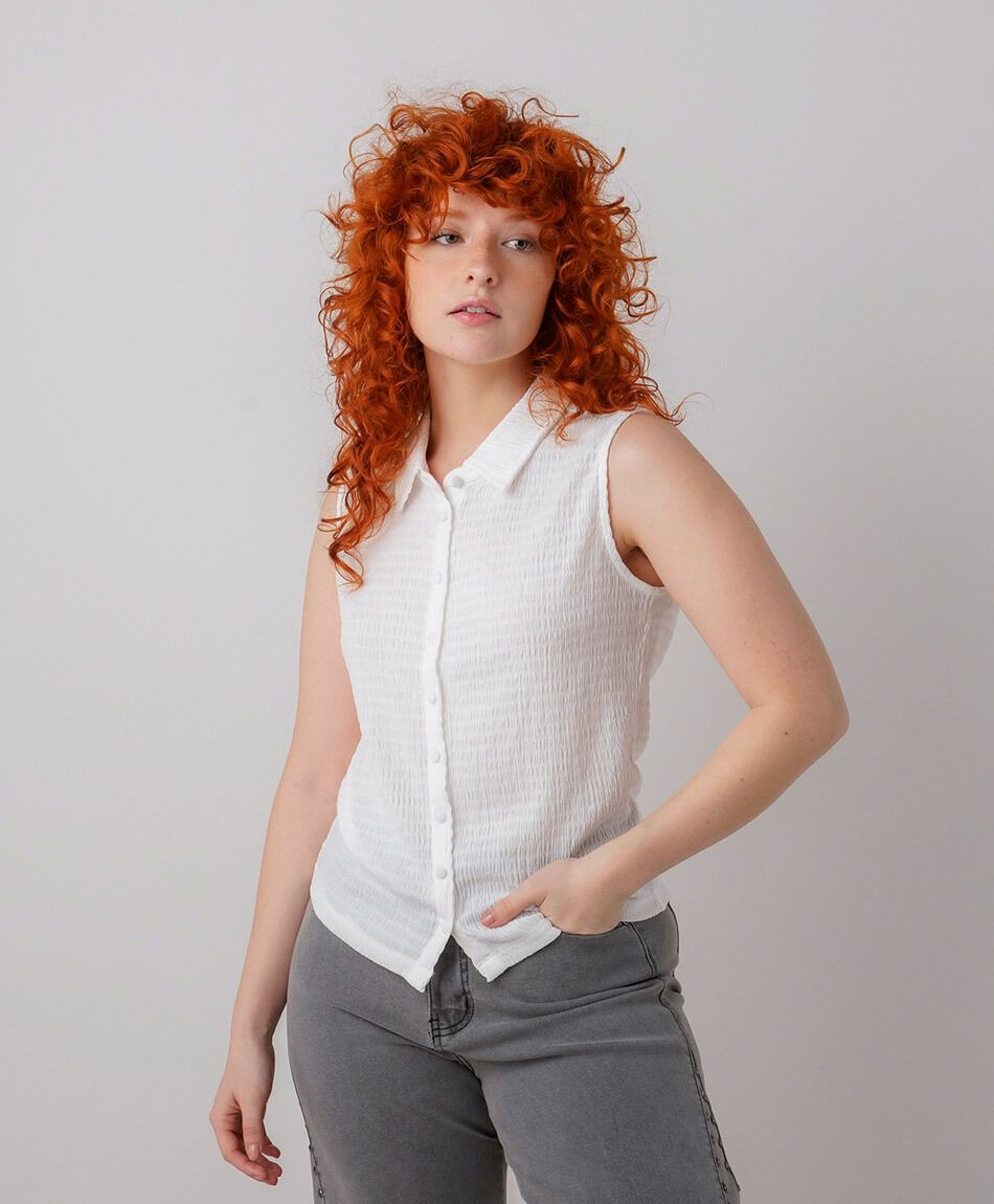 Blusa mujer sin mangas