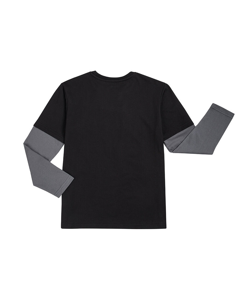 Polera ni&ntilde;o estampado futbol