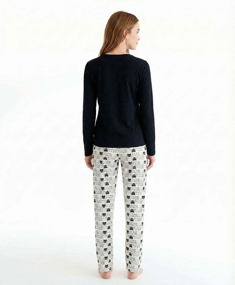 Pijama mujer coffee time